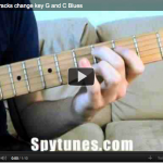 Intermediate Blues Jam Tracks change key