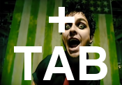American Idiot TAB lesson.