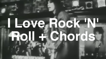 I Love Rock 'N' Roll, chords lesson.