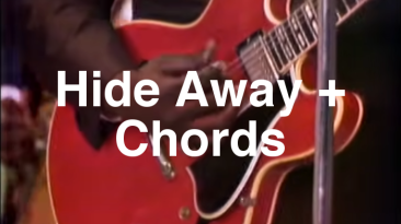 Hide Away chords lesson.